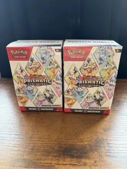 LOT OF 2 - Pokemon TCG Prismatic Evolutions Booster Bundle - FACTORY SEALED - Image 1