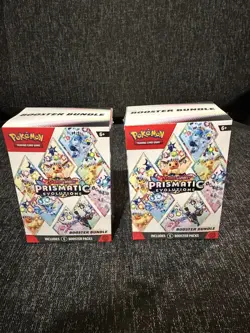 2 x Pokemon TCG Prismatic Evolutions Booster Bundle Factory Sealed (FAST SHIP) ✅ - Image 1