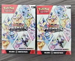 Pokemon TCG Prismatic Evolutions Booster Bundle Factory Sealed x 2 - Image 1