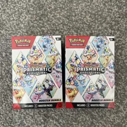 Pokemon TCG Prismatic Evolutions Booster Bundle Factory Sealed, x 2 - Image 1