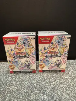 Pokemon TCG Prismatic Evolutions Booster Bundle Factory Sealed, x 2 - Image 1