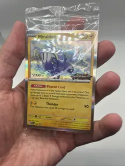 Sealed STAFF Mega Evolution Pitch Black Promo Prerelease Pack 4 Pokemon TCG - Image 4