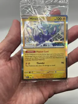 Sealed STAFF Mega Evolution Pitch Black Promo Prerelease Pack 4 Pokemon TCG - Image 4