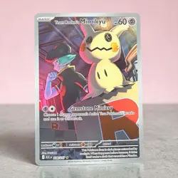 Pokemon TCG Team Rocket's Mimikyu Illustration Rare 238/217 Ascended Heroes NM - Image 1