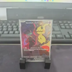 Pokemon TCG Team Rocket's Mimikyu 238/217 Holo IR Illustration Rare - Image 1