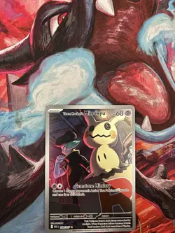 Pokemon TCG Team Rocket's Mimikyu ASC 238/217 Secret Rare Near Mint Pack Fresh - Image 2