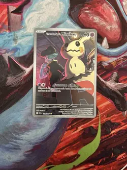 Pokemon TCG Team Rocket's Mimikyu ASC 238/217 Secret Rare Near Mint Pack Fresh - Image 3