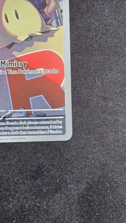 Pokemon TCG Team Rocket's Mimikyu ASC 238/217 Secret Rare Near Mint Pack Fresh - Image 2