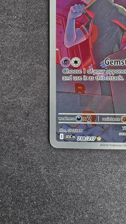 Pokemon TCG Team Rocket's Mimikyu ASC 238/217 Secret Rare Near Mint Pack Fresh - Image 3