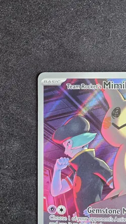 Pokemon TCG Team Rocket's Mimikyu ASC 238/217 Secret Rare Near Mint Pack Fresh - Image 4