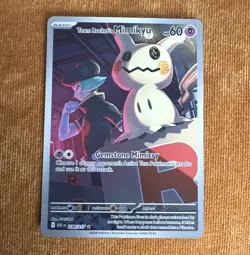 2026 Pokemon TCG Team Rocket's Mimikyu 238/217 PF Hyper Rare Holo ENG - Image 1