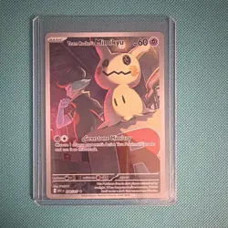 Pokemon TCG Team Rocket's Mimikyu 238/217 SV: 151 IR Full Art Holo Eng 60HP - Image 1