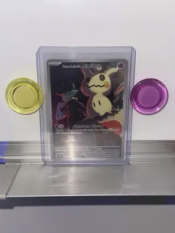 Team Rocket's Mimikyu 238/217 Team Rocket Holo Rare Pokemon TCG Card English NM - Image 1