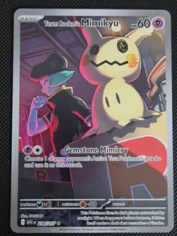 Team Rocket's Mimikyu 238/217 Ascended Heroes Illustration Rares Pokemon Tcg - Image 1