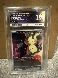 Pokemon TCG Team Rocket's Mimikyu 238/217 Ascended Heroes Ace 10 - Image 1