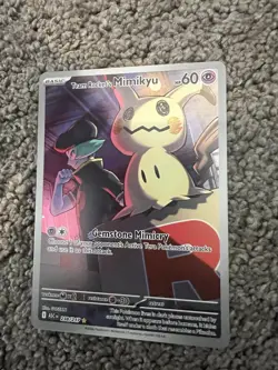 Pokemon TCG Team Rocket's Mimikyu ASC 238/217 Secret Rare Near Mint Pack Fresh - Image 4