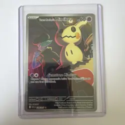 Pokemon TCG Team Rocket's Mimikyu ASC 238/217 Secret Rare Near Mint Pack Fresh - Image 1