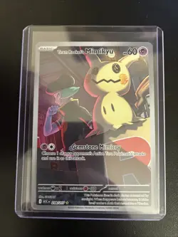 Pokemon TCG Team Rocket's Mimikyu ASC 238/217 Secret Rare Near Mint Pack Fresh - Image 1