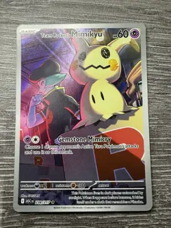 Pokemon TCG Team Rocket's Mimikyu ASC 238/217 Secret Rare Near Mint Pack Fresh - Image 1