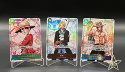 Luffy ACE Sabo 3Set ONE PIECE Card JP OP13-118 119 120 SEC Carrying on His will - Image 1