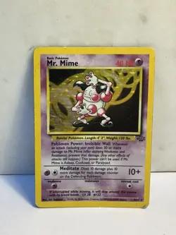 Mr. Mime - 6/64 - Pokemon Jungle Unlimited Holo Rare Card WOTC HP - Image 1