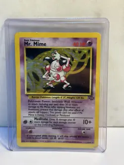 Mr. Mime - 6/64 - Pokemon Jungle Unlimited Holo Rare Card WOTC HP - Image 2