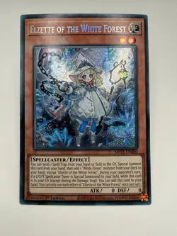 Yu-Gi-Oh Elzette of the White Forest - MP25-EN080 - SECRET - NM - 1st Edition - Image 1