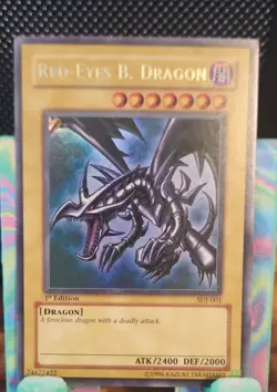 Red-Eyes B. Dragon SDJ-001 Starter Deck Joey 1st Edition MP - Image 1