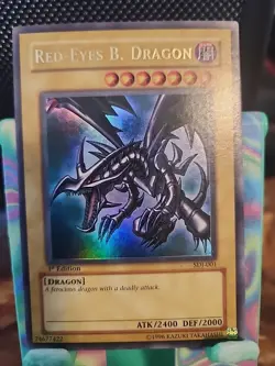 Red-Eyes B. Dragon SDJ-001 Starter Deck Joey 1st Edition MP - Image 5