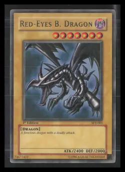 #SDJ-001 Red-Eyes B. Dragon Starter Deck: Joey 1ST EDITION 🔥 - Image 1