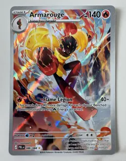Pokemon Armarouge 086/084 Illustration Rare IR Pitch Black Holo Near Mint/MINT - Image 1