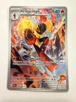 Armarouge 086/084 Illustration Rare IR Pitch Black Pokemon - Image 1