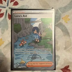 Pokemon Company Lana's Aid 219/167 Sv06 Twilight Masquerade SIR Full Art Holo - Image 1