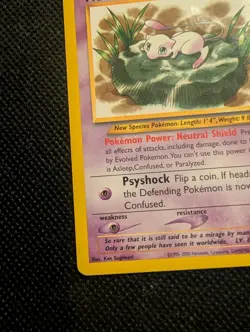 Pokemon TCG Mew Black Star Promo 47 Lilypad WOTC 2000 Vintage Card - Image 5