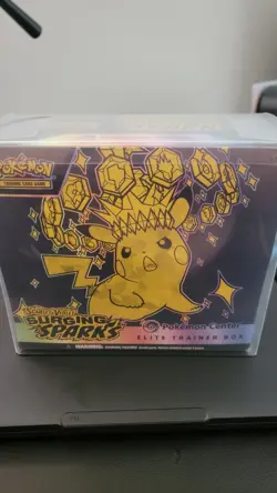 Pokemon Center Surging Sparks PC ETB Elite Trainer Box Factory Sealed Exclusive - Image 1