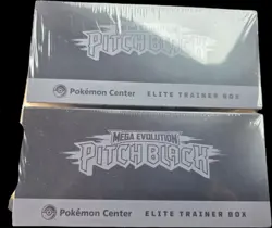 Pitch Black POKEMON CENTER PKC Elite Trainer Box ETB Factory Sealed Lot of 2 NEW - Image 4