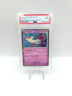 PSA 9 Latias 139 Black Star Promo Stellar Crown Graded Pokemon Card - Image 1