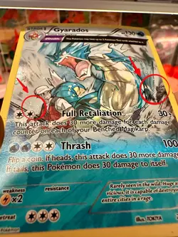 Pokemon XY Gyarados Cosmos Holo 21/98 Ancient Origins❗ DOUBLE SWIRL🌀🌀Rare‼ - Image 1
