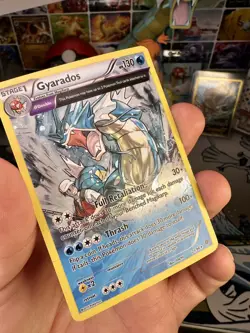 Pokemon XY Gyarados Cosmos Holo 21/98 Ancient Origins❗ DOUBLE SWIRL🌀🌀Rare‼ - Image 3