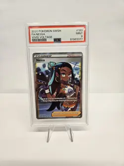 Nessa Full Art Trainer- Pokemon Card Vivid Voltage 183/185 - PSA 9 - Image 1