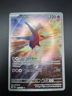 2024 Pokemon TCG Latios 203/191 Illustration Rare Surging Sparks Holo NM - Image 3