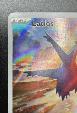 2024 Pokemon TCG Latios 203/191 Illustration Rare Surging Sparks Holo NM - Image 4