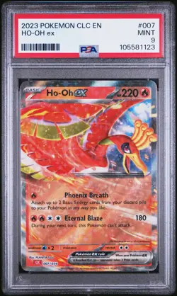 Pokemon TCG Ho-oh ex Pokemon: Trading Card Game Classic 007/034 Holo PSA 9 - Image 1
