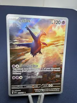 203/191 Latios Pokemon TCG Surging Sparks Illustration Rare NM - Image 1