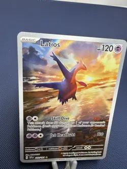 203/191 Latios Pokemon TCG Surging Sparks Illustration Rare NM - Image 3