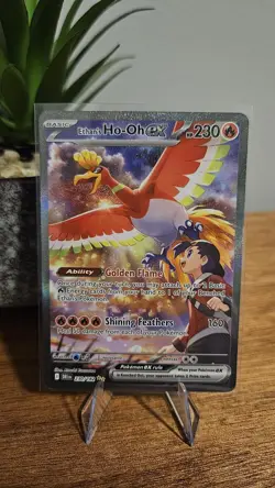 Pokemon TCG - Ethan's Ho-Oh EX 230/182 Destined Rivals SIR Pokemon Card - NM - Image 1