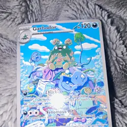 Pokemon TCG Garbodor 204/182 SV04 Paradox Rift Holo Illustration Rare EN - Image 1