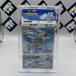 Garbodor Rare Pokemon TCG 2023 Paradox Rift Illustration Rare 204/182 Ace 10 - Image 1