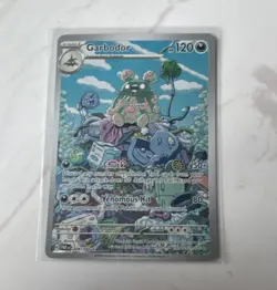 Pokemon TCG Garbodor 204/182 SV04 Paradox Rift Illustration Rare Holo 120 HP EN - Image 1