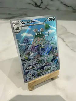 Garbodor 204/182 Illustration Rare Paradox Rift Pokemon Holo TCG card - Image 2
